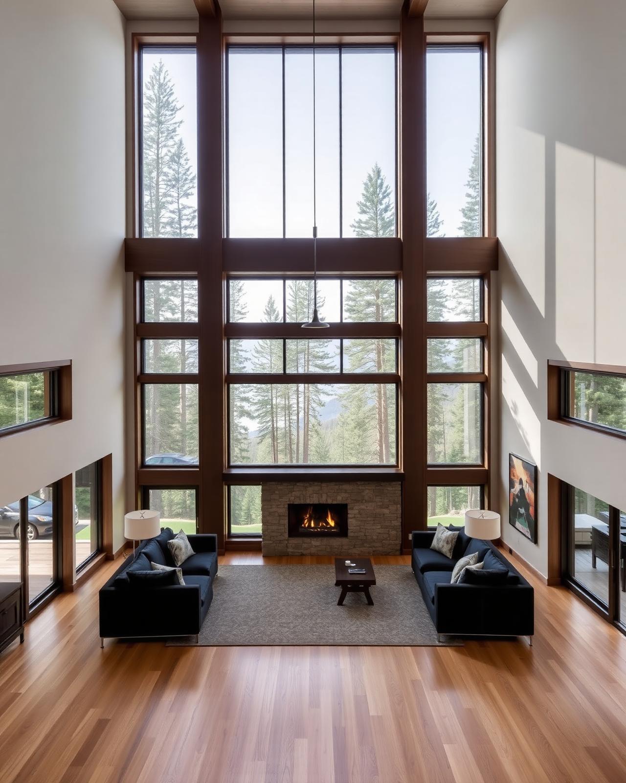 Modelo Forest Cabin — casa de campo contemporânea
